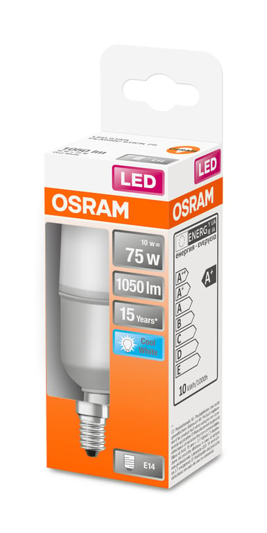 OSRAM LED stick dépolie+radiateur E14 806lm chaud - vue 4