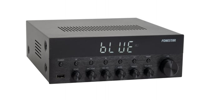 Fonestar AS1515 amplificateur audio 2.0 canaux Maison Noir