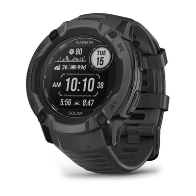 Instinct 2X Solar 2,79 cm (1.1'') MIP 50 mm Graphite GPS (satellite)