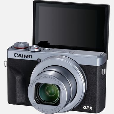 Canon PowerShot G7 X Mark III Appareil-photo compact 20,1 MP CMOS 5472 x 3648 pixels Noir, Argent