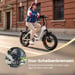 Vélo électrique KINGBULL VERVE, batterie amovible 48 V 20 Ah, Shimano 8 vitesses