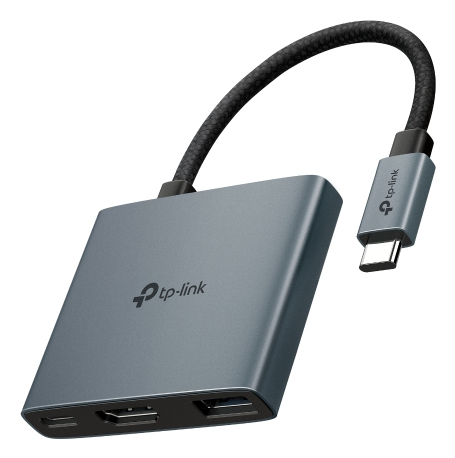 TP-Link UH3020C hub & concentrateur USB Type-C 5000 Mbit/s Gris - Neuf