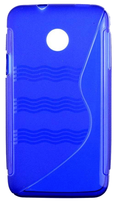 Coque silicone unie compatible Givré Bleu Huawei Ascend Y330