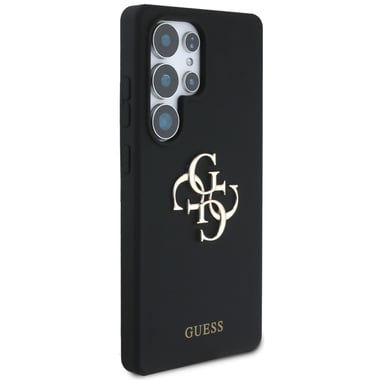 Étui Guess en silicone « Big Logo » pour Samsung Galaxy S25 Ultra, noir