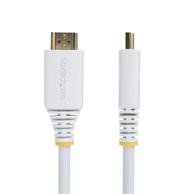 StarTech.com HDMI2-CABLE-4K60-6FW câble HDMI 1,8 m HDMI Type A (Standard) Blanc - Neuf