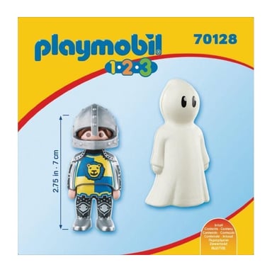 PLAYMOBIL 70128 - PLAYMOBIL 1.2.3 - Chevalier et fantome