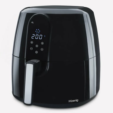 H.Koenig FRY820 friteuse Unique 5,5 L 1800 W Friteuse d'air chaud Noir