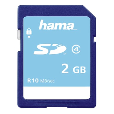 Tarjeta de memoria SD, clase 4, 2 GB