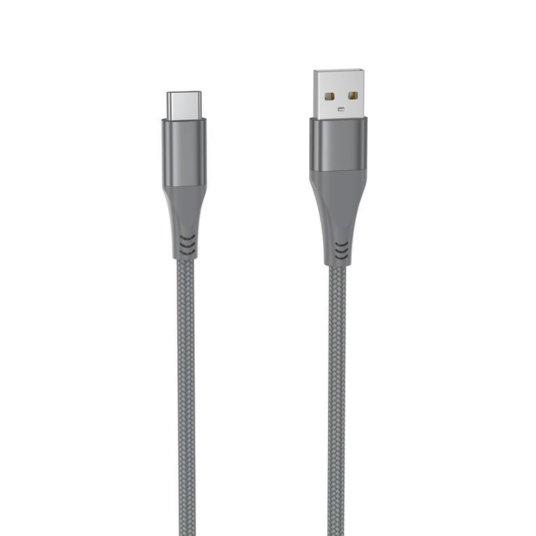 WE Câble USB vers USB-C Ultra Résistant en Nylon Tressé et Kevlar, 2 Mètres, Certifié MFi, Charge et Synchronisation des Données