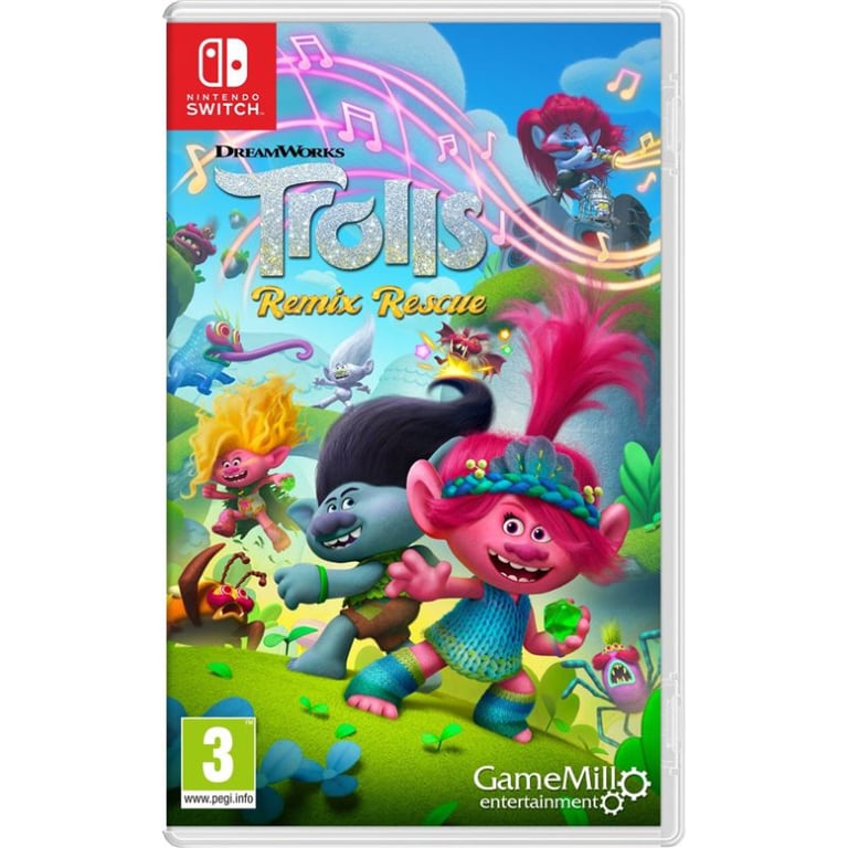Trolls : Remix Rescue Switch Gamemill - vue 1