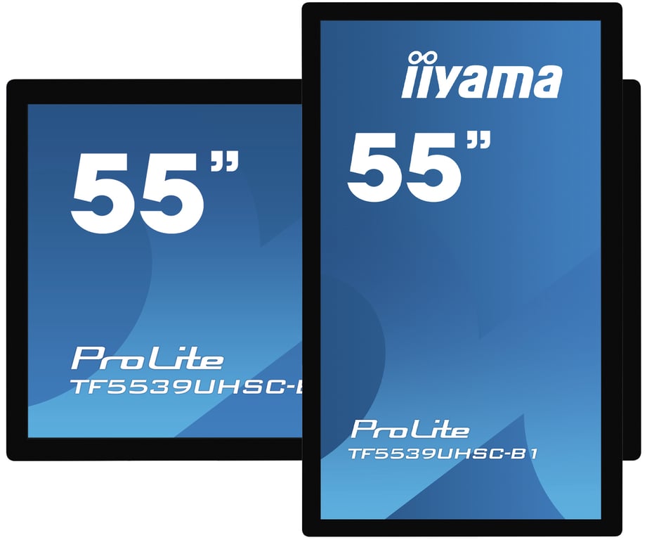 iiyama ProLite TF5539UHSC B1AG écran plat de PC 139 7 cm 55 3840 x 2160 pixels 4K Ultra HD LED Écran tactile utilisateur Neuf - vue 3