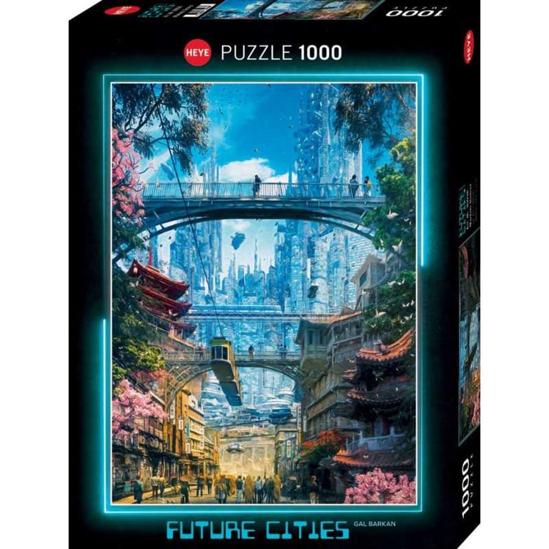 Puzzle 1000 pièces Heye Markets District Futures Cities - vue 2