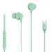 Celly UP1600TYPECGN écouteur/casque Avec fil Ecouteurs Appels/Musique USB Type-C Vert