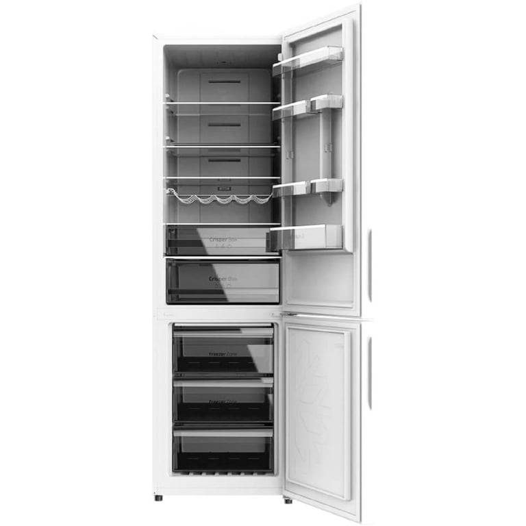 Cecotec Réfrigérateur Combiné 2 Portes en Verre Bolero CoolMarket Combi 356 Glass D. 356 Hauteur 200 cm Largeur 60 cm Faible Consommation Système Air Flow No Frost Total - vue 3