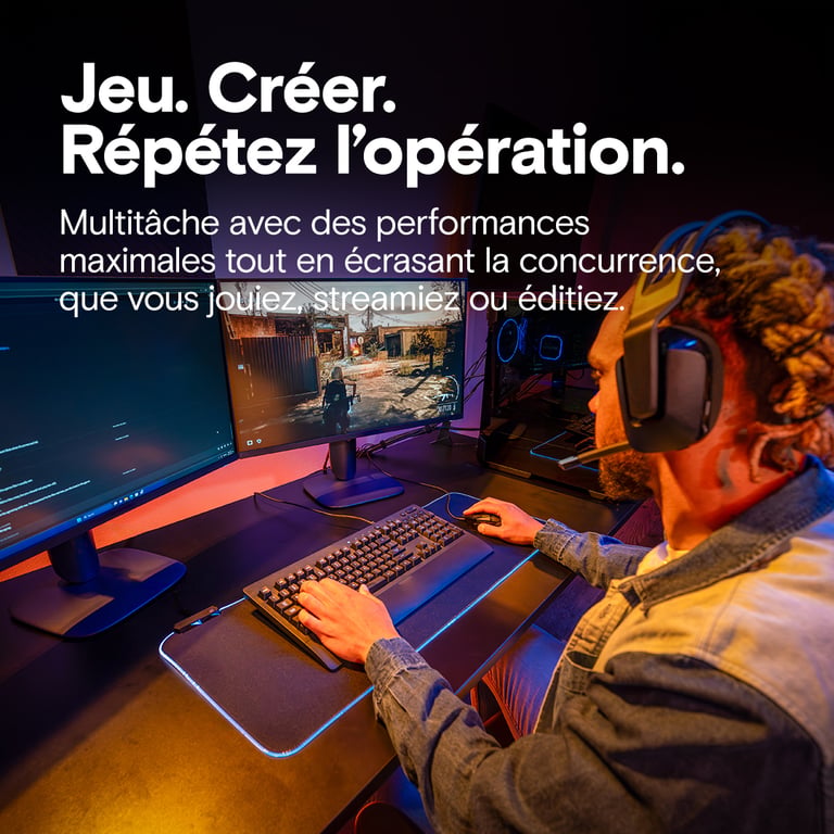Kit mémoire gamer CRUCIAL Pro OC CP2K16G64C32U5B 64 Go 2x 32 Go DDR5 6400 UDIMM CL32 avec dissipateur thermique - vue 3
