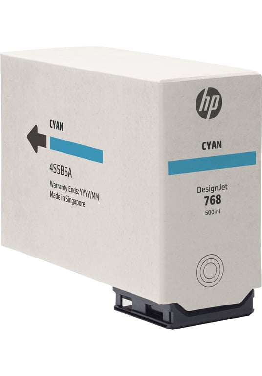 HP Cartouche d'encre DesignJet 768 cyan 500 ml Neuf - vue 2