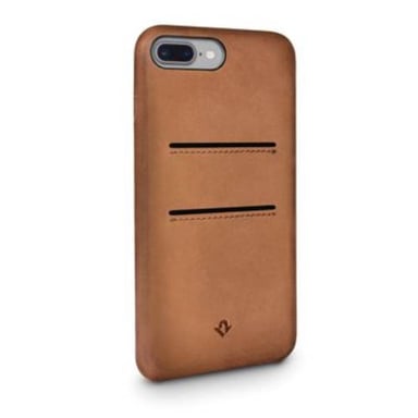 Twelve south Funda de cuero relajada para iPhone 7Plus/8Plus Marrón