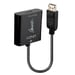 Lindy 41068 câble vidéo et adaptateur 1,5 m DisplayPort HDMI Type A (Standard) Noir