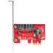 StarTech.com Tarjeta PCIe SATA - Tarjeta PCI Express Controladora de 2 Puertos SATA de 6Gbps - de Perfil Completo o Bajo - Tarjeta Adaptadora PCI Express a SATA - ASM1061 sin RAID