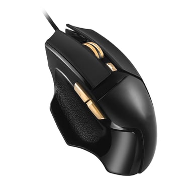 Souris Gamer Pc Filaire USB 2.0 3800 Dpi Ordinateur Lumière LED 6 Boutons Noir YONIS