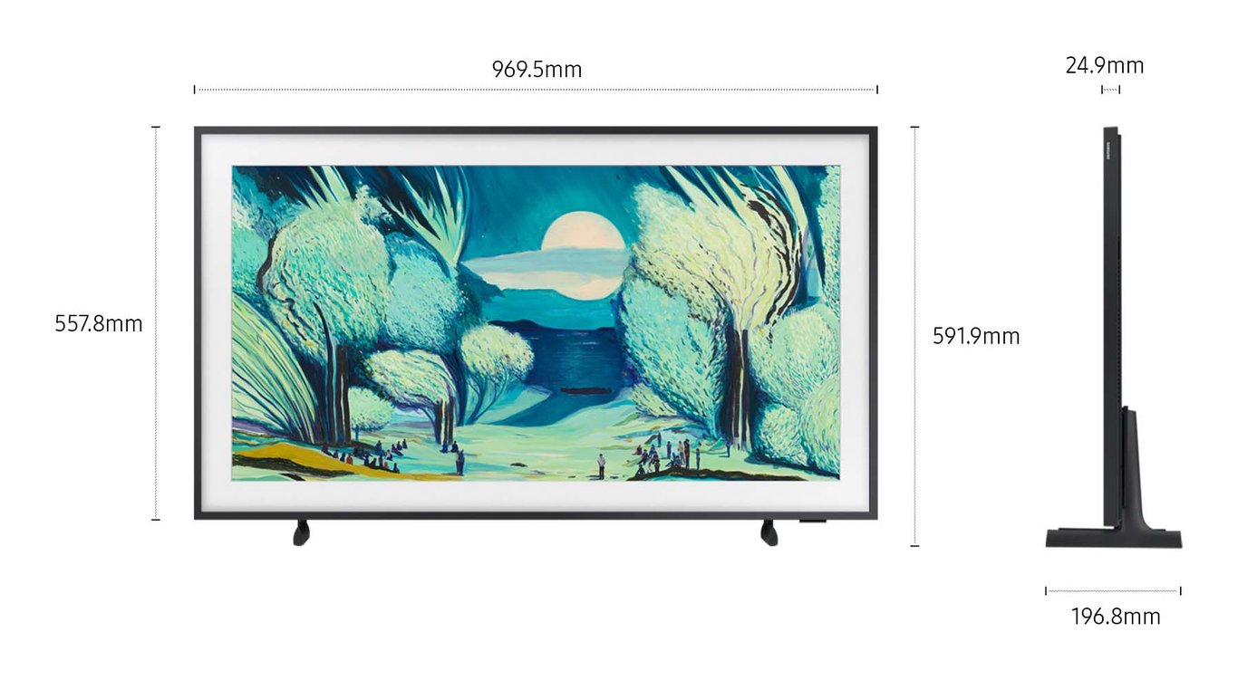 Samsung The Frame Smart TV 43 4K QLED QE43LS03FAUXZT 2025 con Art Mode - vue 4