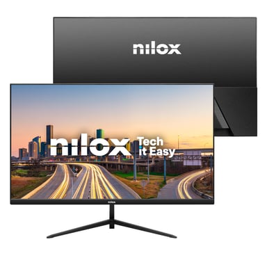 Monitor PC Nilox 22'' Full HD IPS 120Hz 4ms HDMI VGA VESA 75x75 Nero