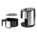 Domo DELI FRYER XL Sencillo 4 L Independiente Freidora de aire caliente Negro, Acero inoxidable