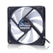 Fractal Design Silent Series R3 120 mm Boitier PC Ventilateur 12 cm Noir, Blanc