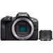 Canon EOS R100 + RF-S 18-45mm F4.5-6.3 IS STM Kit MILC 24,1 MP CMOS 6000 x 4000 pixels Noir