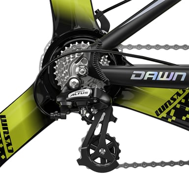 Bicicleta Eléctrica CYSUM M520 de 29 pulgadas, Motor sin escobillas de 48 V y 500 W, Batería extraíble de 14 Ah