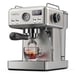 H10A Silver - Cafetera espresso semiautomática con temperatura regulable 20 bar