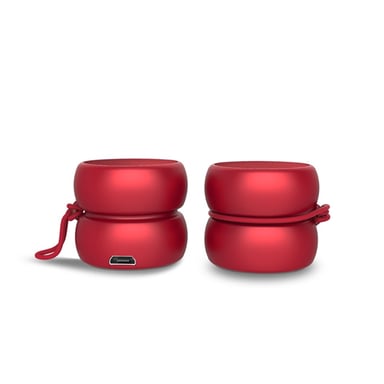 Enceinte Sans fil Yoyo Stéréo Speaker Rouge XOOPAR