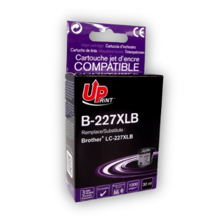 Cartouche compatible Brother LC227XLBK - vue 2
