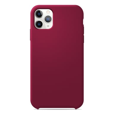 Coque silicone unie Soft Touch Rouge Passion compatible Apple iPhone 11 Pro Max
