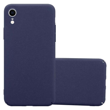Coque pour Apple iPhone XR en FROSTY BLEU Hard Case Housse de protection Étui à l'aspect givré contre les rayures et les chocs