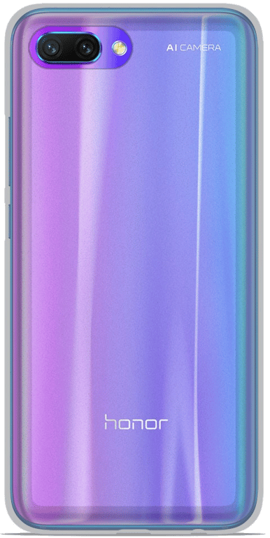 Coque silicone unie compatible Transparent Huawei Honor 10