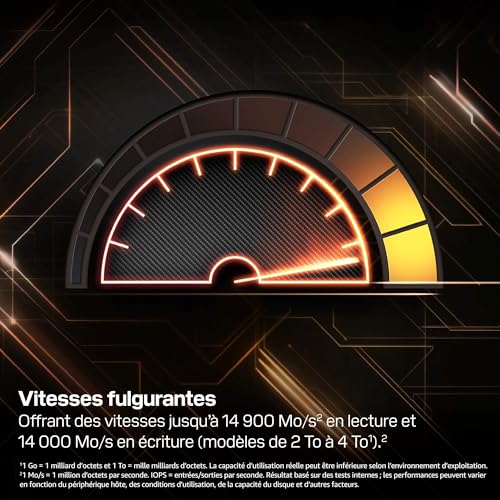 WD NVMe Gen5 .2 SN8100 WD - vue 3