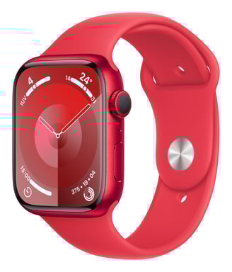 Apple Watch Series 9 45 mm Digital 396 x 484 Pixeles Pantalla táctil Rojo Wifi GPS (satélite)