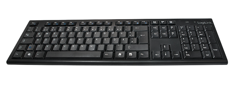 LogiLink ID0104 clavier incluse Bureau RF sans fil QWERTZ Neuf