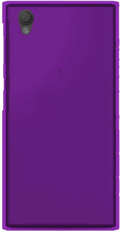 Coque silicone unie compatible Givré Violet Sony Xperia L1