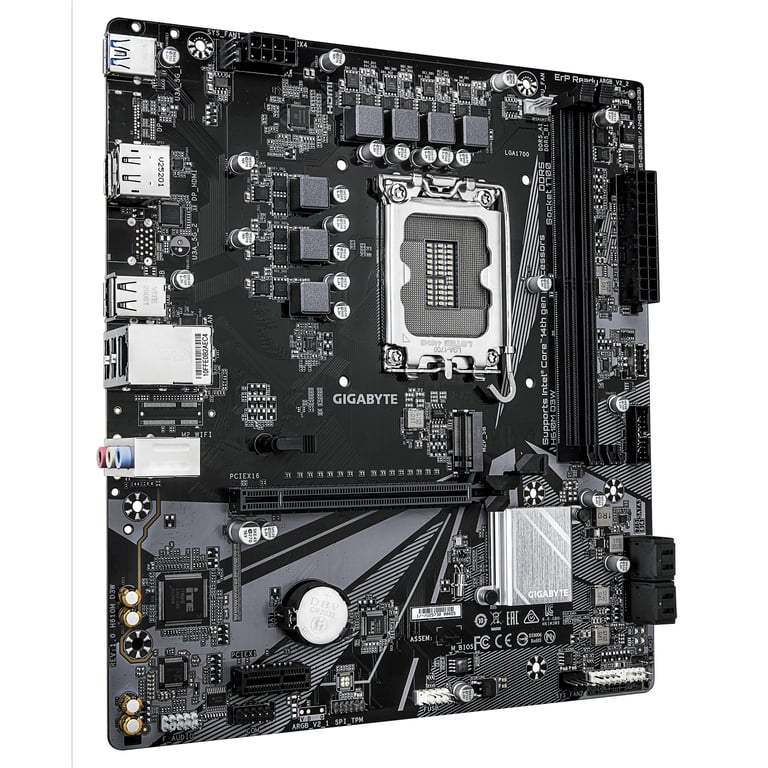 GIGABYTE H610M D3W Carte Mère Prend en charge les processeurs Intel Core 14e génération VRM 5+1+1 phases jusqu’à 5600MHz DDR - vue 7