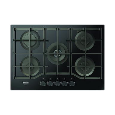 Hotpoint HAGS 72F/BK 1 Noir Intégré 73 cm Gaz 5 zone(s) - Neuf