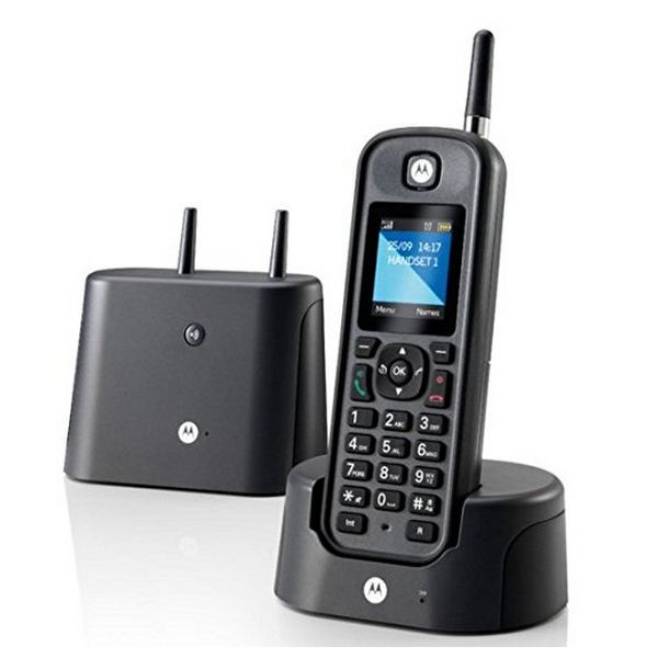 Motorola O201 Telefono DECT Identificatore di chiamata Nero - vue 3