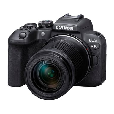 Appareil photo hybride Canon EOS R10 + RF-S 18-150mm f/4.5-6.3 IS STM + Ebook  20 astuces pour des images qui claquent  - Neuf