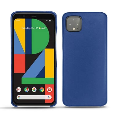 Coque cuir Google Pixel 4 XL -  - Bleu - Cuir lisse
