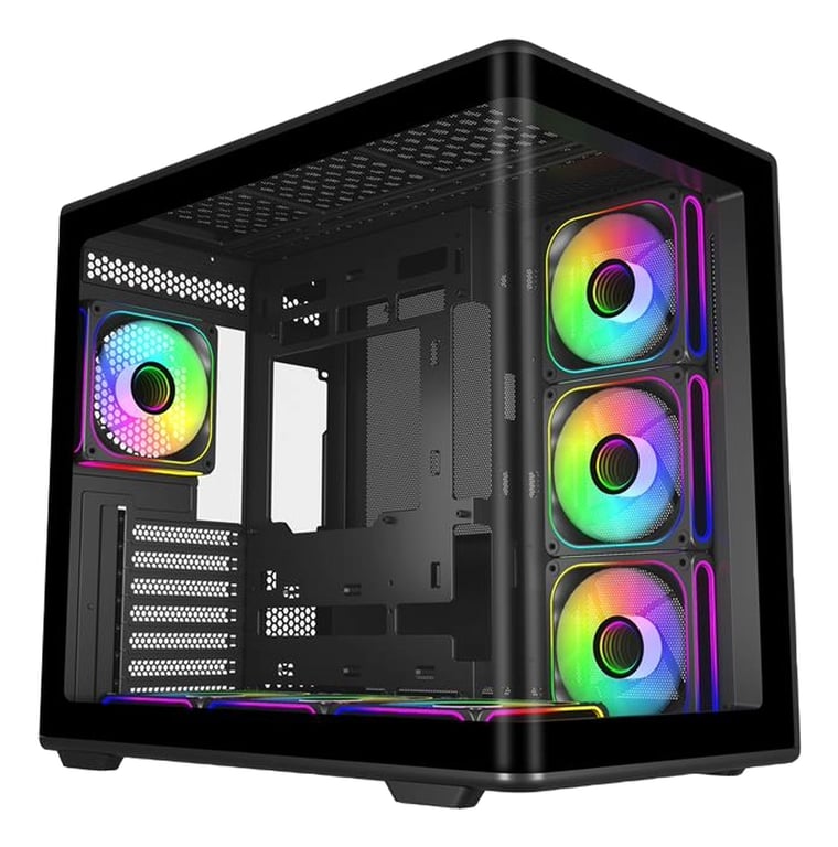 Cooler Master Elite 600 Midi Tower Noir, Transparent - Excellent État