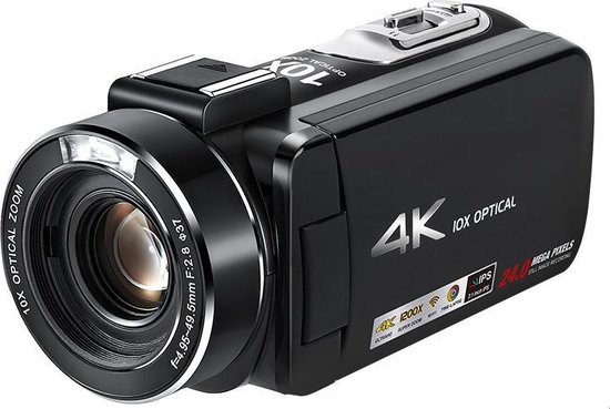 Lipa AD C7 Caméscope 4K Caméra Vidéo Numérique Caméscope Caméra Wi Fi Caméra pour Vlogs Objectif Sony CMOS Neuf - vue 3
