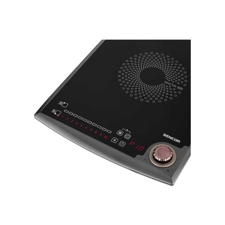 Plaque de cuisson à induction Sencor SCP 5414GY 2 foyers Commandes tactiles 10 niveaux Compacte - vue 4