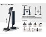 Samsung VS20B95973B Aspiradora escoba 2 en 1 Batería Secar Bolsa para el polvo 580 W Negro, Azul, Cromo