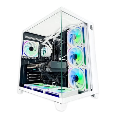 PC Gaming Nitropc Extremo Nitro Plus v2 - AMD Ryzen 7 7800X3D, RTX 5070 12GB, RAM 32GB, M.2 2TB, Windows 11, WiFi, Blanco